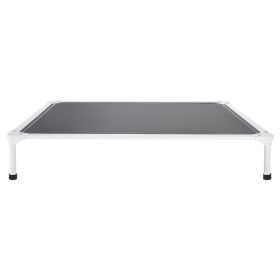 Elevated Dog Bed For Large Dogs XL, Raised Dog Bed Cot With Aluminum Frame, Breathable Textilene Mesh Dog Bed, Indoor & Outdoor Cooling Dog Bed With W