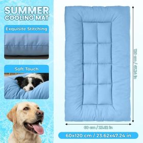 Extra-Large Summer Cooling Mat Dog Sofa Bed,Ultra-Soft, 8 Compartments, Extra-Large Plush Dog Sofa Bed,Super Soft, Thick Polyester Pet Mat With A Non-