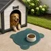 Easy Clean Paw Print Pet Mat