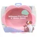 8" Silicone Floral Shaped Pet Food & Water Bowl With Non Skid Suction In Pink