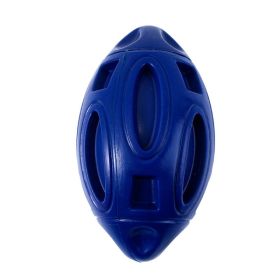 Pet Supplies Dog Toys Rubber Sounding Rugby Wear-Resistant Bite-Resistant Sounding Dog Ball (Option: Dark Blue)