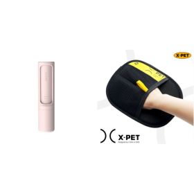 2-1 Reusable Pet Hair Remover Brush Lint Roller Portable Effective Self Cleaning Tool for Cat Dog Fur Hair Dust Removal Brush (Option: Set5)