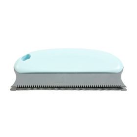 Multifunctional Silicone Pet Hair Removal Comb (Option: Light Blue)